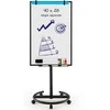 Promotions Mobilus baltas rašomasis lenta, 101,6x66 cm, 66x60,9x132-191,8 cm, juoda