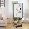 Promotions Mobilus baltas rašomasis lenta, 101,6x66 cm, 66x60,9x132-191,8 cm, juoda