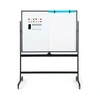 Promotions Mobilus baltas rašomasis stalas, 126x53,5x161-181 cm, juodas