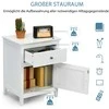 Promotions Naktinis staliukas, 48x38x63,5 cm, baltas
