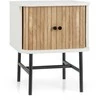 Promotions Naktinis staliukas, 40x39x49 cm, Juoda ir Balta