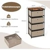 Promotions Naktinis staliukas, 42x33.5x84.5 cm, Rudas