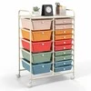 Promotions Universalus organizatoriaus vežimėlis, 63,5x36,8x87,6 cm, baltas ir daugiaspalvis