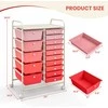 Promotions Universalus mobilus organizatoriaus vežimėlis, 63,5x36,8x87,6 cm, rožinis