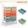 Promotions Universalus organizatoriaus vežimėlis, 63,5x36,8x87,6 cm, baltas ir daugiaspalvis