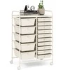 Promotions Universalus ratuku organizavimo vežimėlis, 63,5x36,8x87,6 cm, baltas