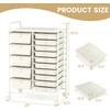 Promotions Universalus ratuku organizavimo vežimėlis, 63,5x36,8x87,6 cm, baltas