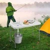 Promotions Žuvų valymo stalas, 115x59x93,5 cm, baltas