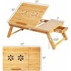 Šaldiklis Promotions Nešiojamojo kompiuterio padėklas, bambukas, 53,3x33 cm, natūrali spalva