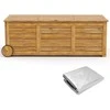 Promotions Lauko terasos dėžė, medinė, 127x49.5x44.5 cm, natūrali