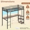Promotions Lofto Lova, 207,5x96x180 cm, Juoda ir Ruda