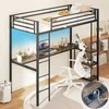 Promotions Lofto Lova, 207,5x96x180 cm, Juoda ir Ruda