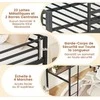 Promotions Lofto Lova, 207,5x96x180 cm, Juoda ir Ruda