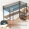 Promotions Lofto Lova, 207,5x96x180 cm, Juoda ir Ruda