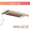 Promotions Ištraukiama terasos saulės markizė, 243,8x198,1 cm, smėlio spalvos