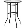 Lauko baldų komplektas Promotions Lauko baro stalas, 68,6x68,6x96,5 cm, Juodas