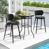 Lauko baldų komplektas Promotions Lauko baro stalas, 68,6x68,6x96,5 cm, Juodas