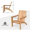 Promotions Lauko poilsio fotelis, akacijos mediena, 73,7x67,3x86,4 cm, juoda pilka balta