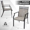 Promotions Lauko kėdžių komplektas, 66x61x90,2 cm, rudos spalvos