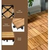 Promotions Lauko terasos plytelė, akacijos mediena, 30,5x30,5x2,5 cm, natūrali