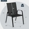 Promotions Lauko valgomojo kėdė, 72.4x55.9x90.2 cm, juoda
