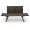Promotions Sulankstomas terasos dvivietis fotelis, 59x178x89 cm, pilkas