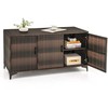 Promotions Lauko laikymo spintelė, 318 l, 135x50x70 cm, ruda