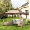 Promotions Lauko pavėsinė, 390x390x265/275/285 cm, Kavos spalvos