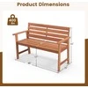 Promotions Lauko suoliukas, Kietmedis, 122x63,5x83,8 cm, Natūralus