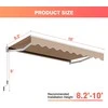 Promotions Ištraukiama terasos markizė, 294,6x251,5 cm, smėlio spalvos