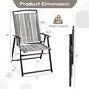Promotions Sulankstoma lauko kėdė su dirželiu, 61x50.8x91.4 cm, pilka