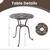 Promotions Lauko valgomojo bistro stalas, 61x71 cm, varinis