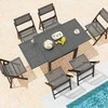 Promotions Lauko valgomojo stalas, 80x80x75 cm iki 160x80x75 cm, Pilkas