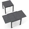 Promotions Lauko valgomojo stalas, 80x80x75 cm iki 160x80x75 cm, Pilkas