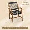 Promotions Sodo valgomojo kėdės, 63,5x55,9x88,9 cm, juodos ir natūralios spalvos