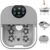 Promotions Pėdų vonelė, Sulankstoma pėdų vonelė su dušu ir 30 Shiatsu masažo rutuliukų, 40x34x27 cm, Mėlyna ir balta