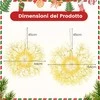 Promotions Pakabinamas Pienečių šviestuvas, 54x54x54 cm ir 44x44x44 cm, Auksinis