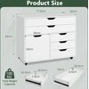 Promotions Mobilus komodas, 77,5x40x64 cm, baltas