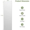 Promotions Sieninis veidrodis, 110x38 cm, sidabrinis