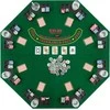 Promotions Sulankstomas pokerio stalviršis, 122x122 cm, žalias