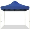 Promotions Iškart išskleidžiamas palapinės stogelis, 300D Oksfordo audinys ir plienas, 305x305x305 cm, mėlynas