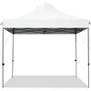 Promotions Sulankstomas palapinės stogelis, 300D Oksfordo audinys ir plienas, 305x305x305 cm, baltas