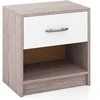 Promotions Naktinė spintelė, 38,1x27,9x40,6 cm, Šviesiai pilka