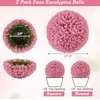 Promotions Dekoratyvinis rutulys, dirbtinis eukaliptas, 44 cm, rožinis