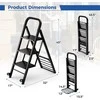 Promotions Vežimėlis ir kopėčios komplektas, 81.3x43.2x114.3 cm, juodos spalvos