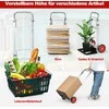 Promotions Vežimėlis, 37x42x109 cm, Sidabrinės spalvos