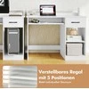 Promotions Rašomasis stalas, 105x55x89 cm, baltas