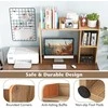 Promotions Rašomasis stalas su knygų lentyna, 94x25.4x73.7 cm, natūralios spalvos