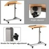 Promotions Reguliuojamas nešiojamojo kompiuterio stalas, 63.5x45.7x94 cm, Pilkas, Mediena