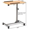 Promotions Reguliuojamas nešiojamojo kompiuterio stalas, 63.5x45.7x94 cm, Pilkas, Mediena